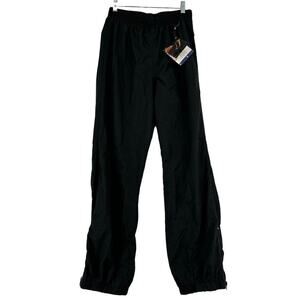 Obermeyer Ski Pants Mens Size S Snow Cannon ESS Shell Black Pull On